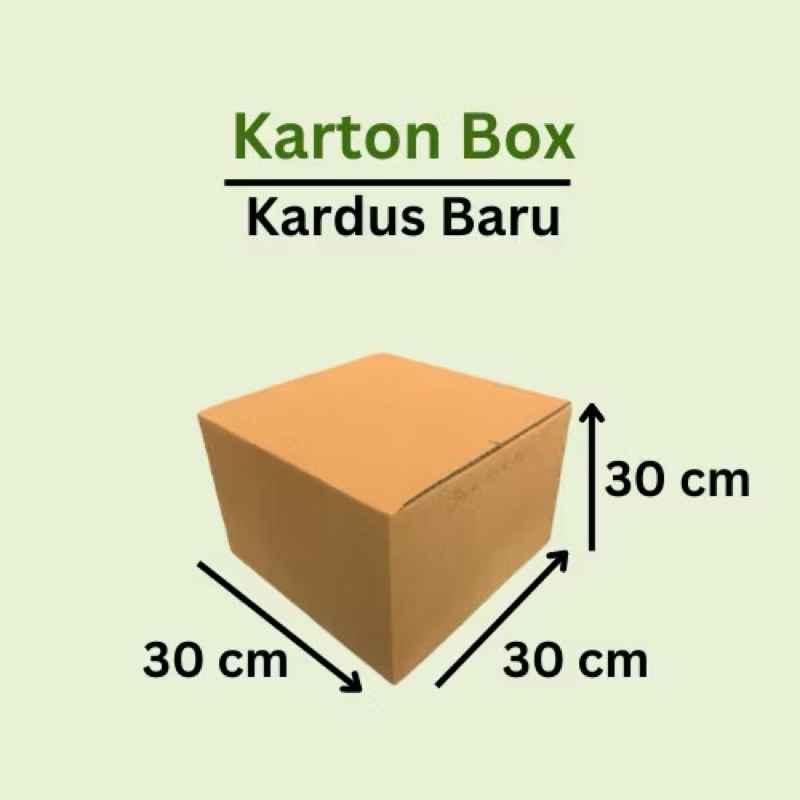 

Kardus Box Packaging Ukuran 30x30x30