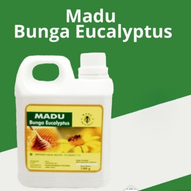 

Madu Bunga Eucalyptus Asli Murni, dari Nektar ucalyptus Kemasan Jerigen Berat 1300g #Omah_madumurni