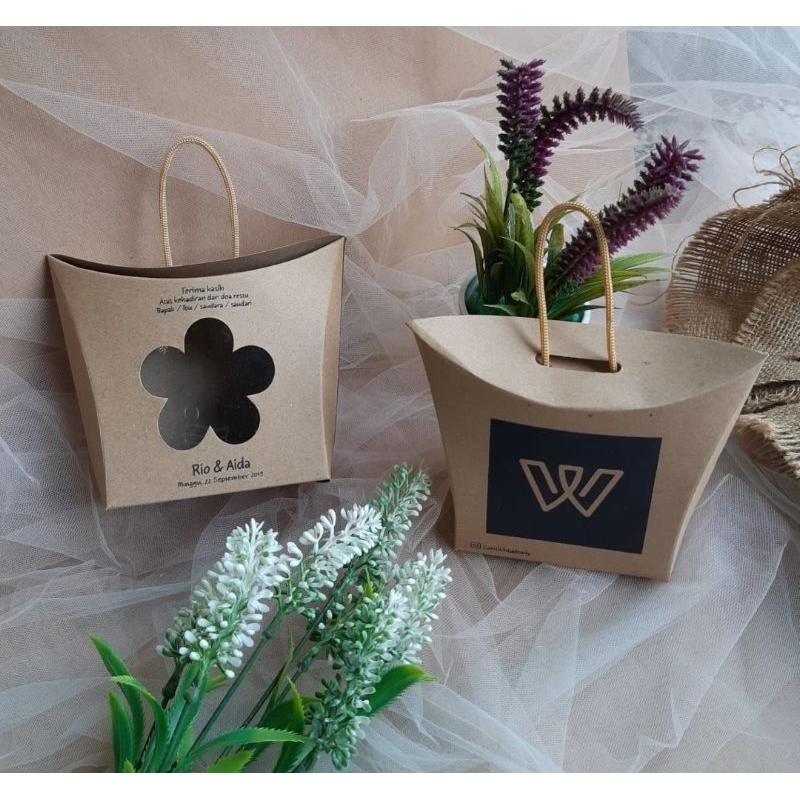 

BOX FLOWER GOODIE BAG - SOUVENIR BAG
