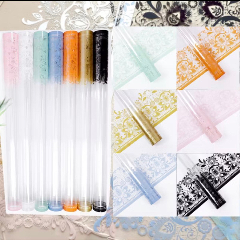 

20 LEMBAR Kertas Bunga Cellophane Brocade Flower Wrapping Paper Buket KB121