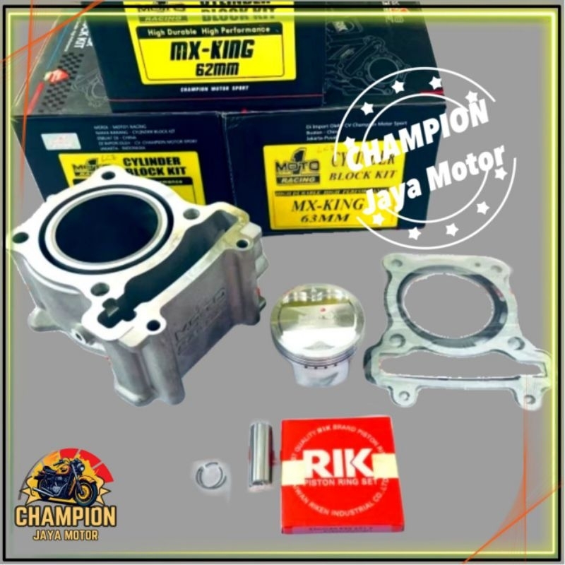 BLOK SEHER BORE UP MOTO 1 RACING MX MX KING OLD NEW VIXION OLD NEW R15 OLD 57MM 60MM 62MM 63MM 65MM 