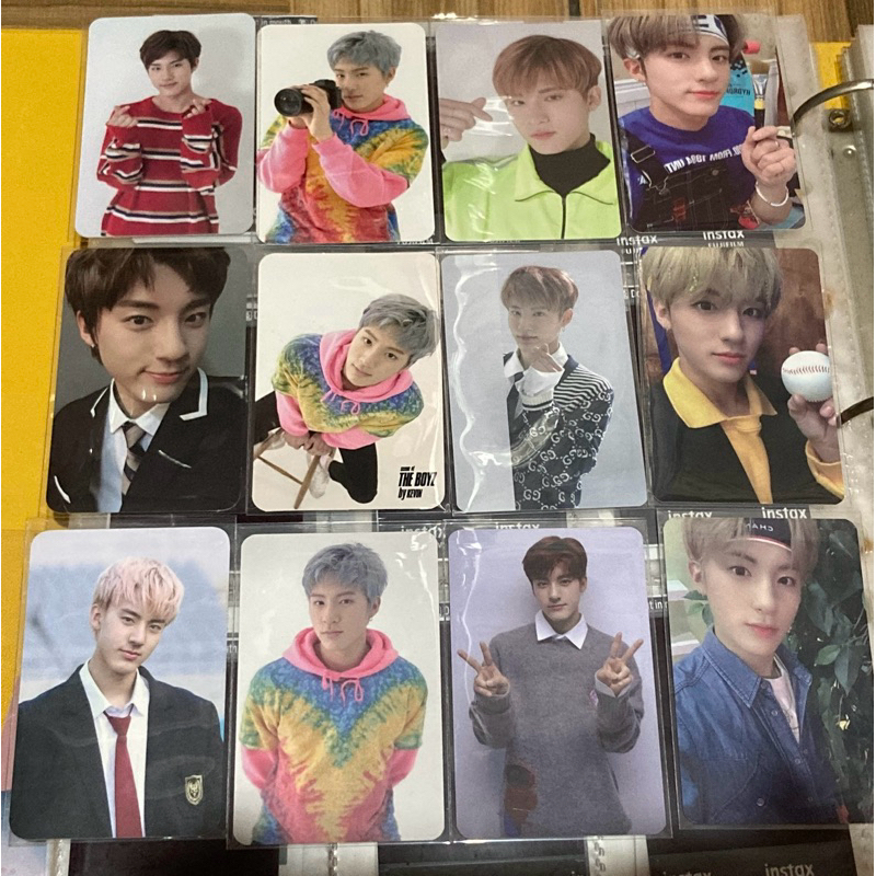 PHOTOCARD RARE ERIC THE BOYZ (unreleased, broadcast, azit, no air, giddy up, vlive, no air)