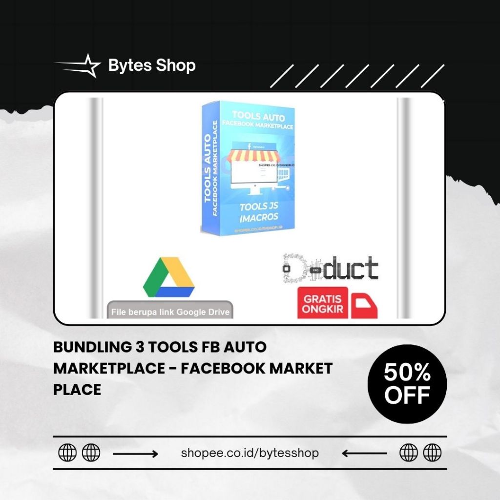 BUNDLING 3 Tools FB AUTO Marketplace - Facebook Market Place