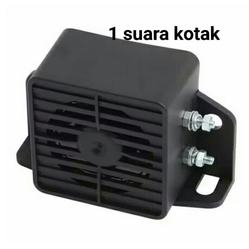 Desyallshop Alarm Mundur 1 Suara Mobil / Backhorn Klakson Mundur Mobil Truk & Bus 12 Volt & 24 Volt