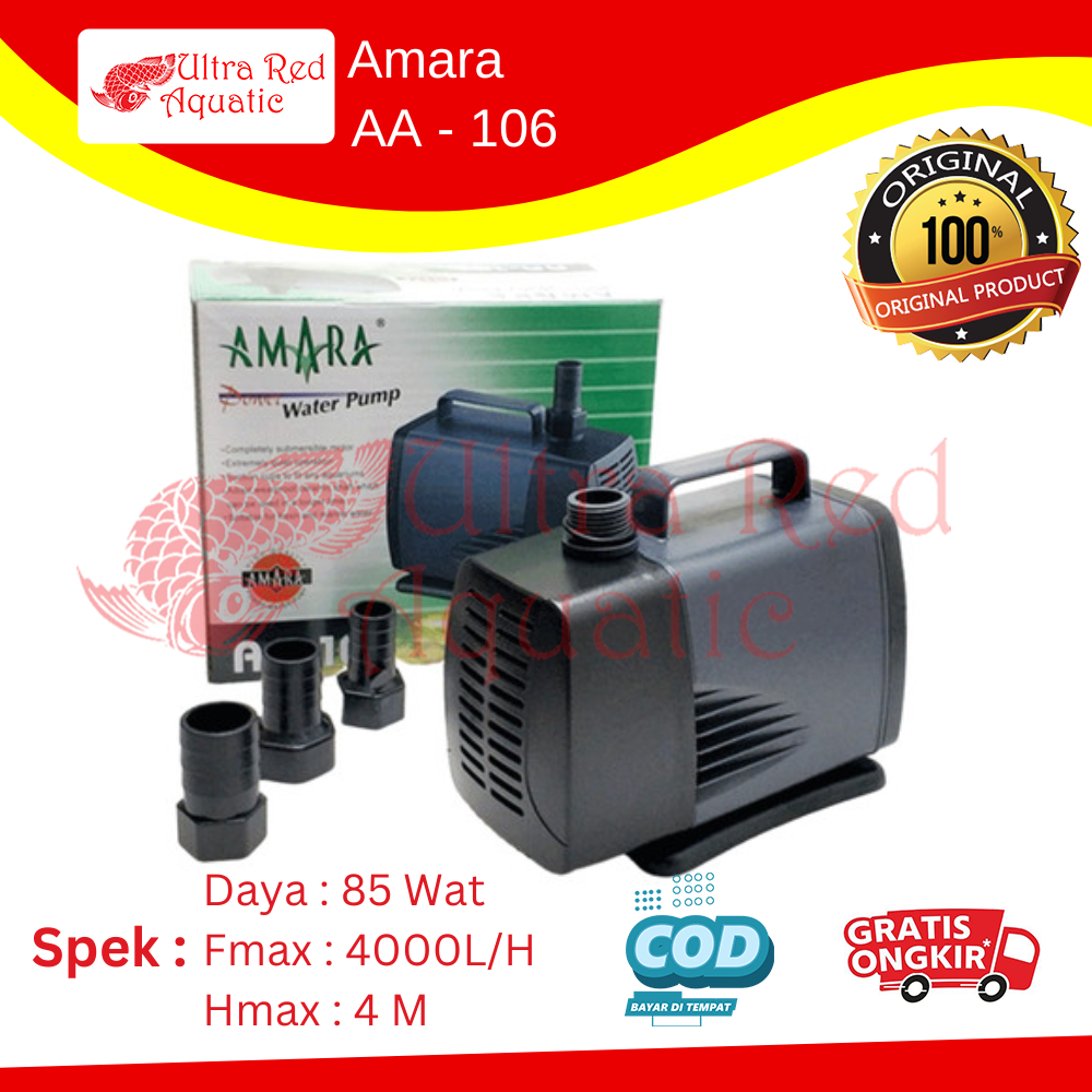 Amara AA 106 AA-106 Pompa Air Kolam Ikan Hias Mesin Air Kolam