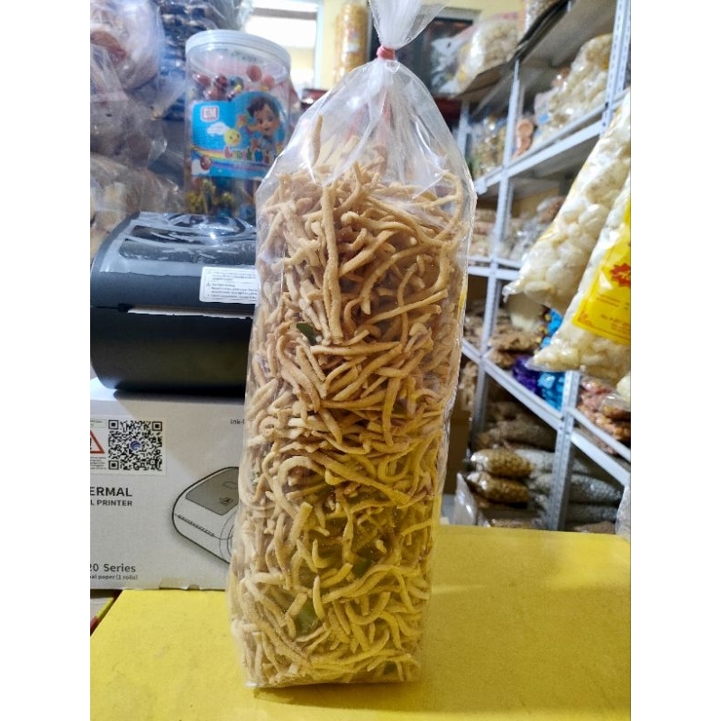 

Sistik bawang daun jeruk Asin gurih 1 kg renyah