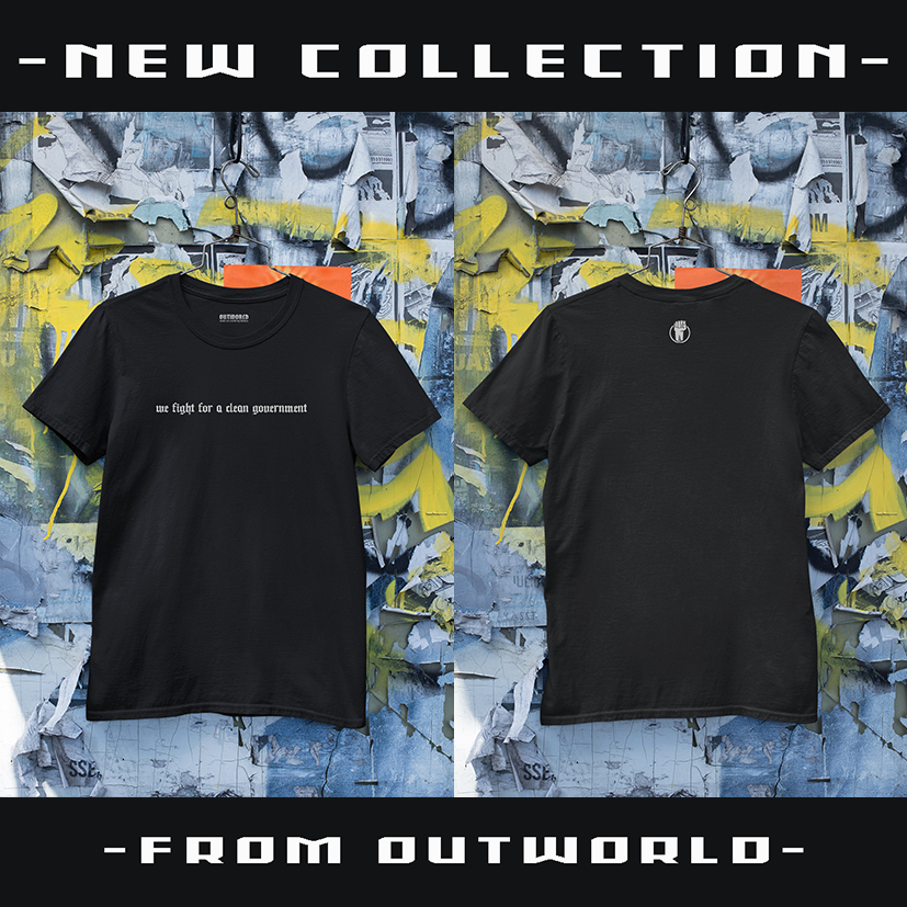Outworld Kaos We fight for a clean government 100% katun combed 30s