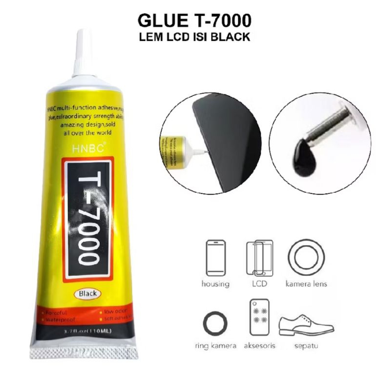 

Lem LCD Touchscreen 15ML Hitam Black T7000 Putih White B7000 Perekat Lem Serbaguna Lem Layar LCD Backdor Casing dll Best Seller