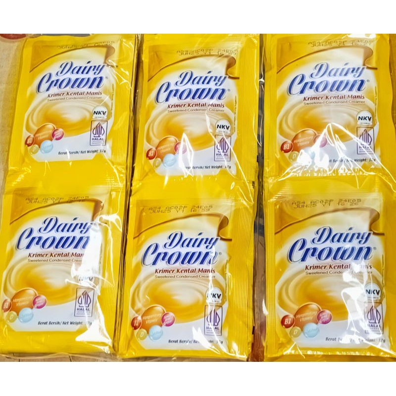 

Dairy Crown - Susu Kental Manis (SKM) Saset 37gr