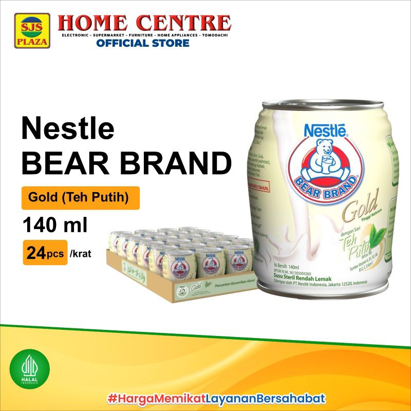 

Bear Brand susu beruang steril rasa white Tea 140ml