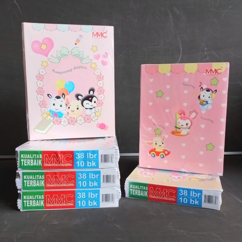 

Buku Tulis MMC 38 Lembar Motif ( Pak 10 Buku ) RB9