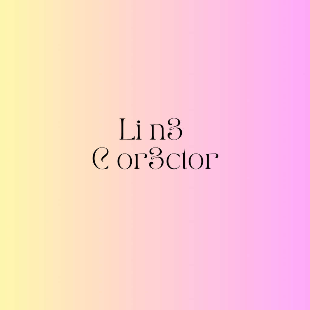 

LINE COREC TOR EX 8/26