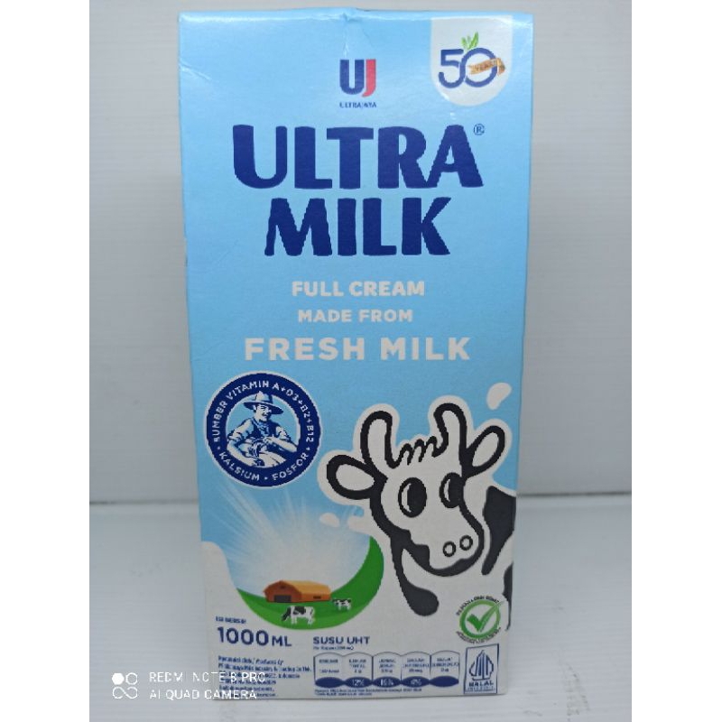 

Utra Milk UHT Full Cream 1000ml