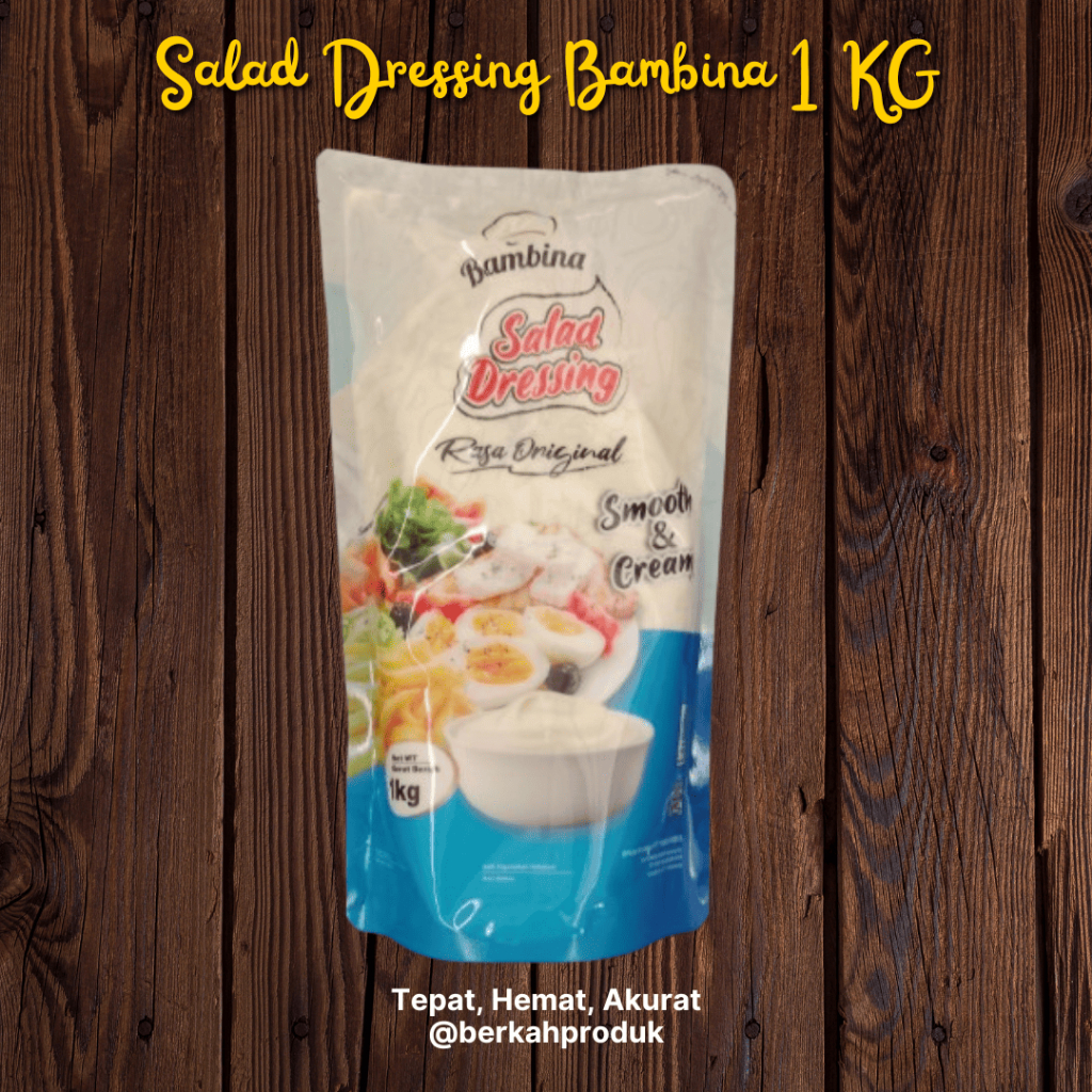 

Mayonais Bambina Salad Dressing 1 Kg Smooth & Creamy