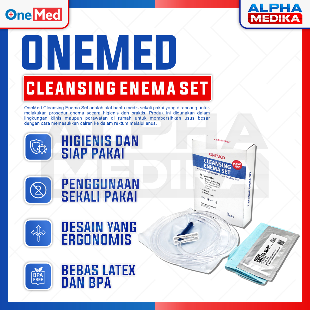 ONEMED - Enema Set OneMed Cleansing Bag / Enema Set
