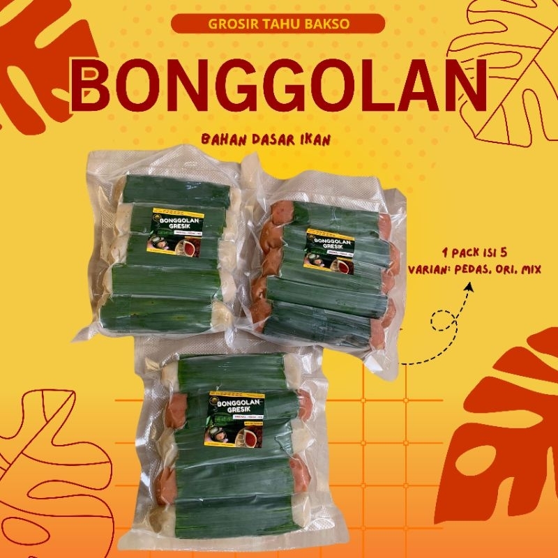 

Bonggolan Ikan Gresik mirip empek-empek / Bonggolan cumi pedas ori kerang bawang