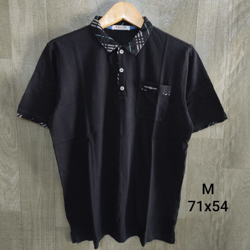 Kaos Kerah Polo Vagiie Poket Tebal Second Branded
