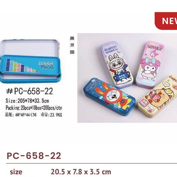

KOTAK PENSIL KALENG / SENG PC 65822