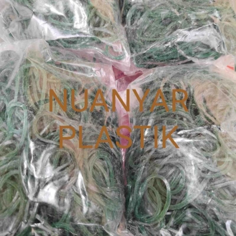 

Karet Gelang / lingkaran besar warna hijau kualitas bagus isi 1 kg