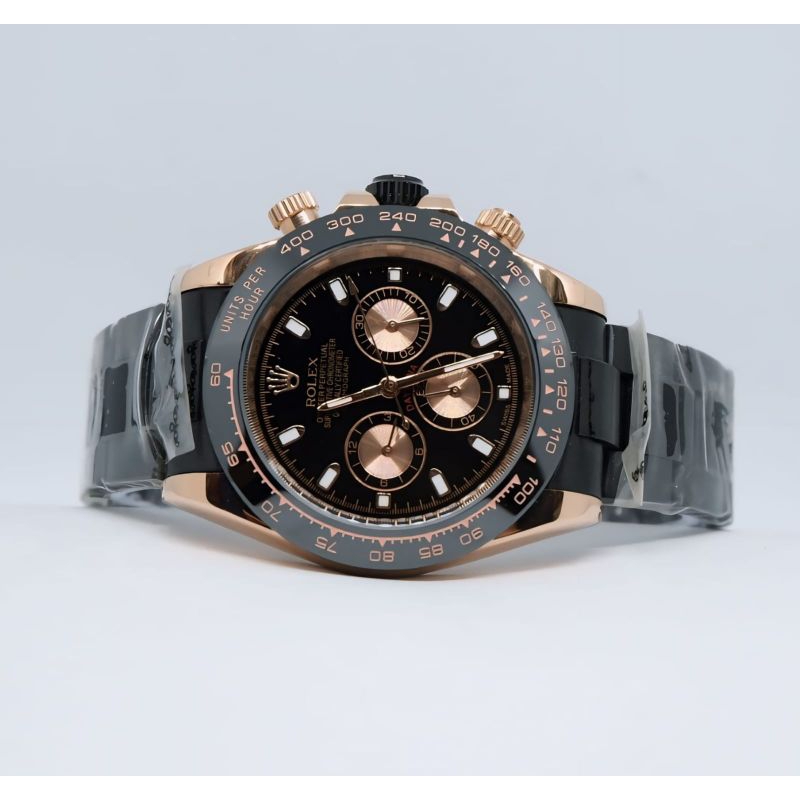 EXCLUSIVE - Jam Tangan Automatic - Rolex Daytona Super Chronograp On ELEGAN - Free Box