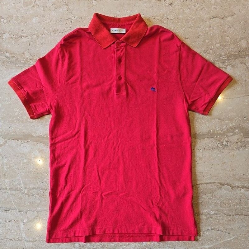 《PRELOVED》ETRO red man polo shirt