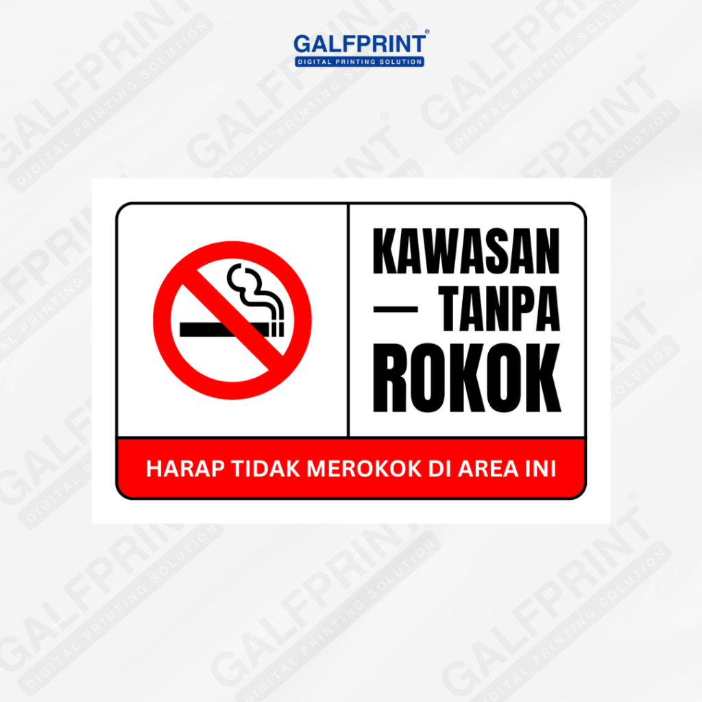 

STICKER KAWASAN TANPA ASAP UDUDS BESAR A4