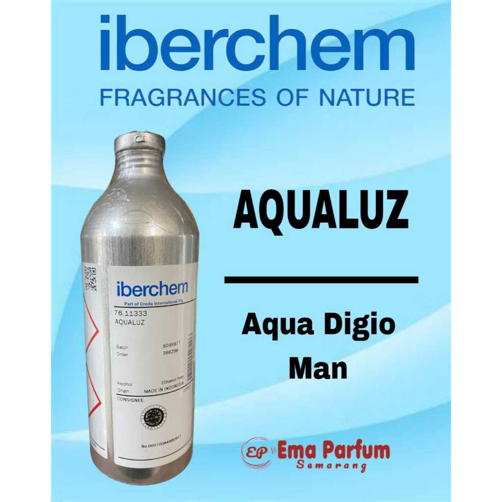 ( 1 KG ) Aqualuz By Iberchem searah Aroma Aqua.Digio Men Kemasan Segel 1 KG segel pabrik..