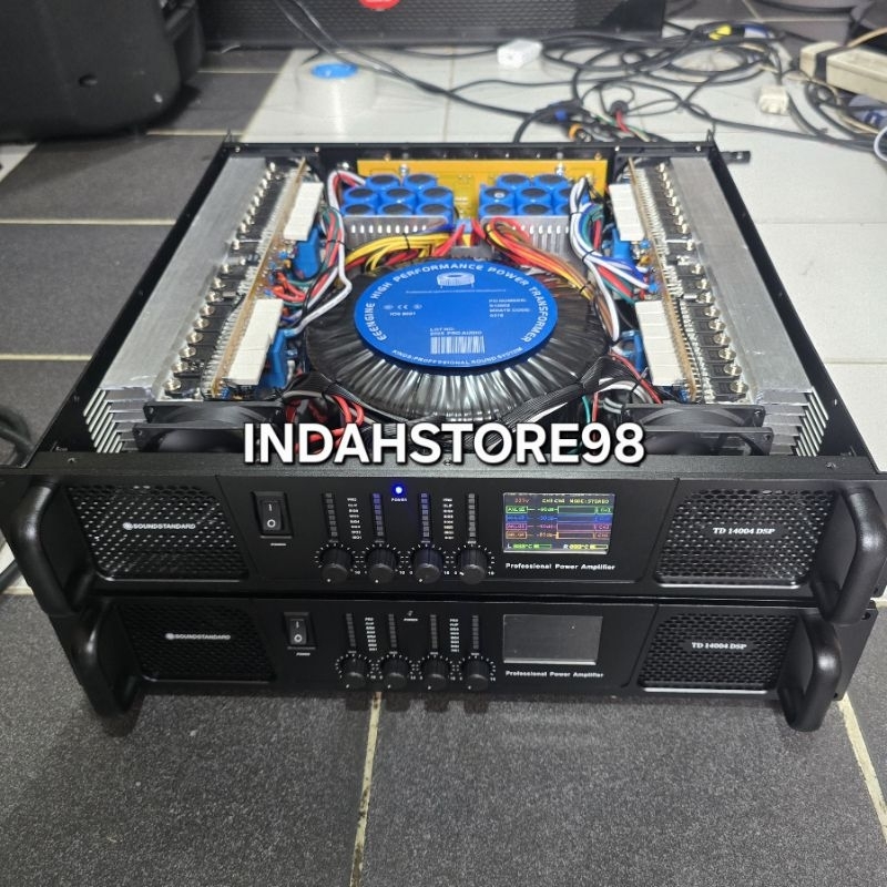 Power 4 Channel Soundstandard TD 14004 DSP 4x 1400W Power Soundstandard TD14004 Digital