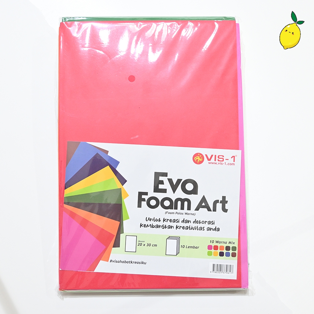 

Busa Hati / Eva Foam 20x30cm 10 Lembar Mix (1.8 mm)