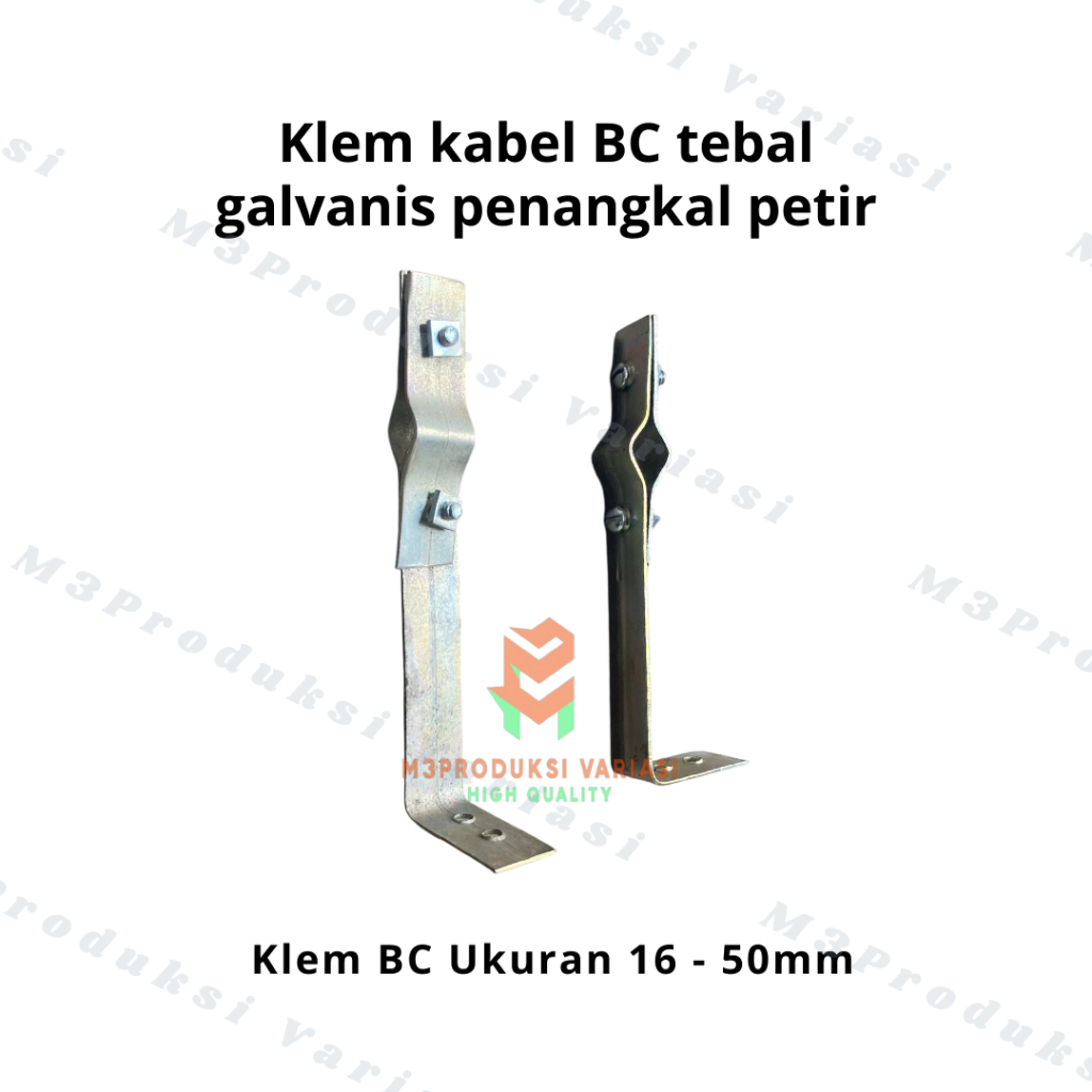 Klem L Penangkal Petir Splitzer Isolator Nilon Tanpa Karet kabel tembaga grounding clamp kabel bc cl