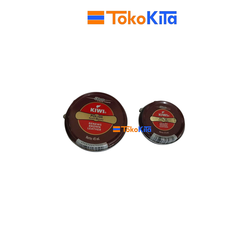 KIWI Semir Sepatu Warna Coklat 45ml