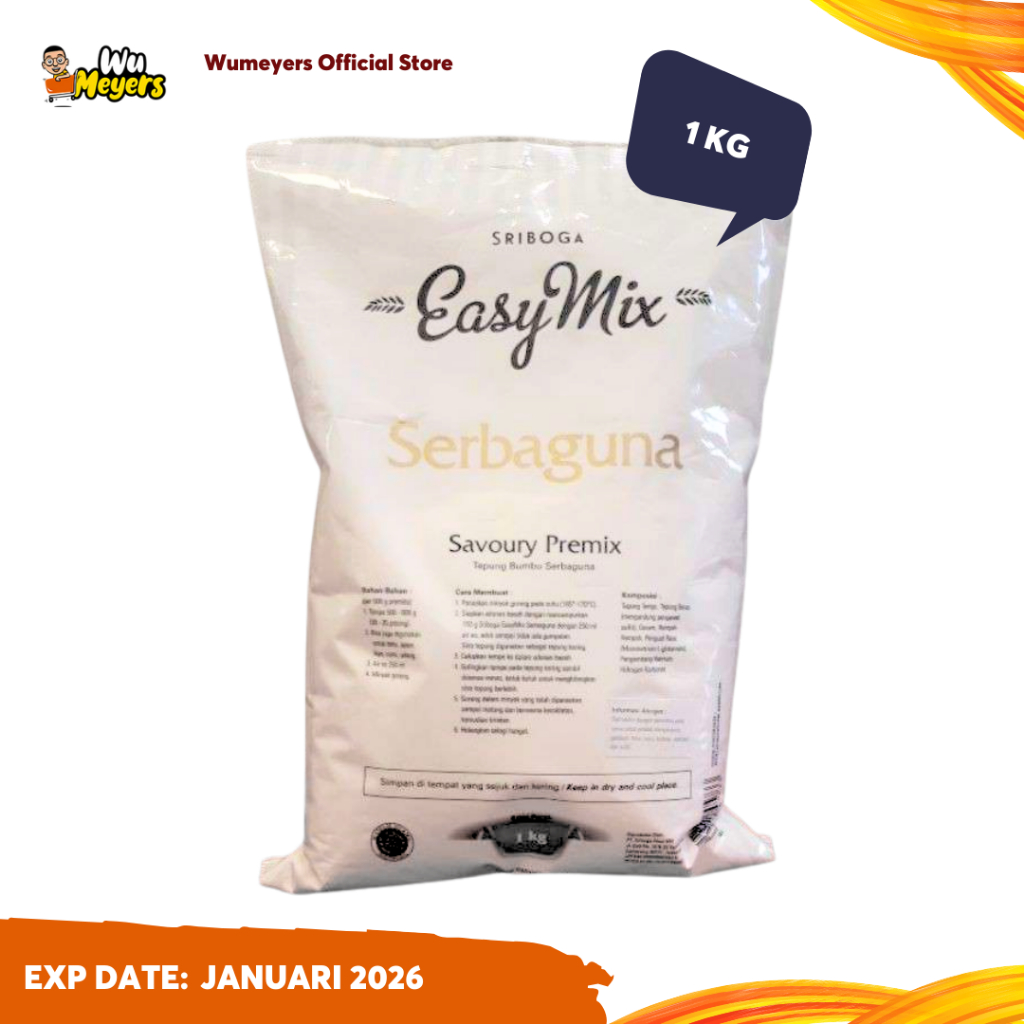 

Tepung Easymix Serbaguna 1kg Sriboga
