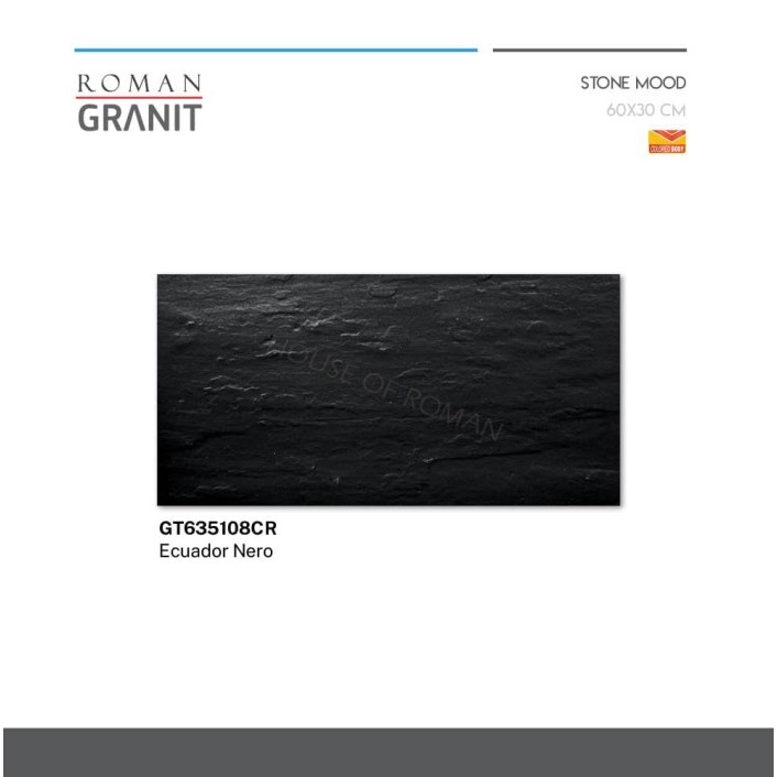 ROMAN GRANIT Ecuador Nero 60X30 GT635108CR ROMAN GRANIT