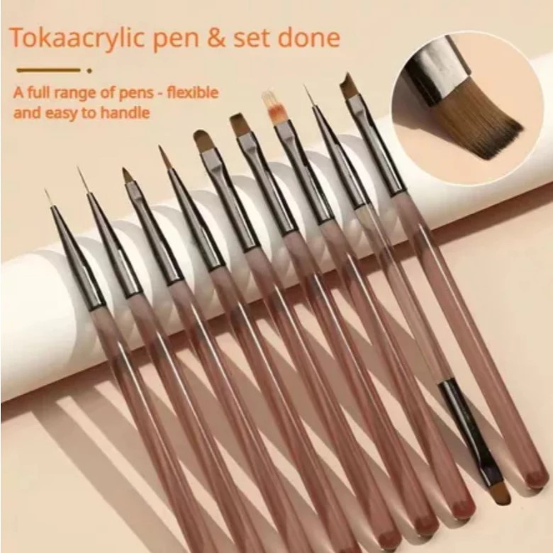 

KUAS NAIL ART SET ISI 9 PCS