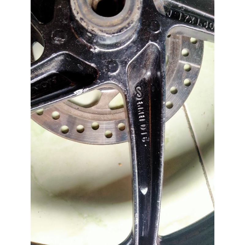 velg second Supra x 125 Doble dis ORI enkei