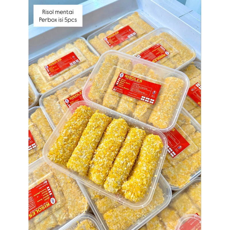 

RISOL SAUS MENTAI ISI 5PCS