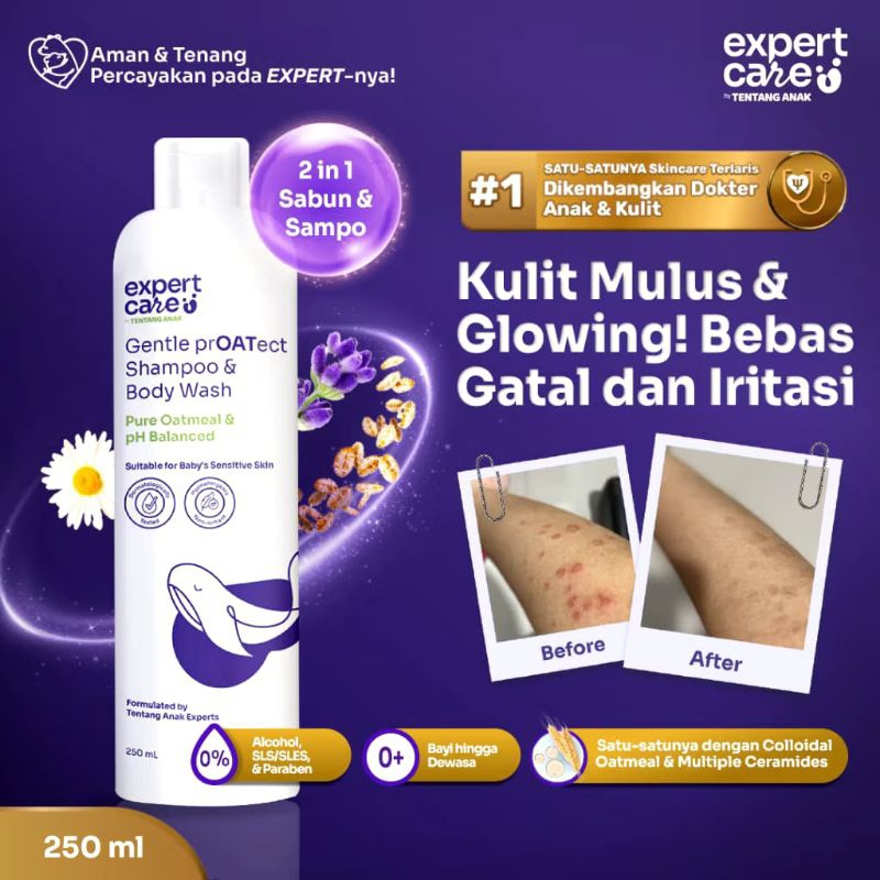 expert care gentle proatect shampoo &body wash
