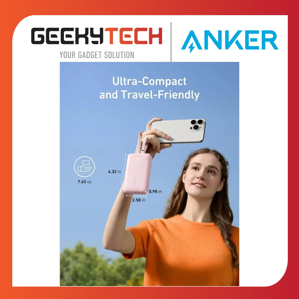 HOT DEALS Anker Powerbank 10.000mAh 30W Zolo / Anker Zolo Powerbank 30W / Anker Power Bank Zolo 30W