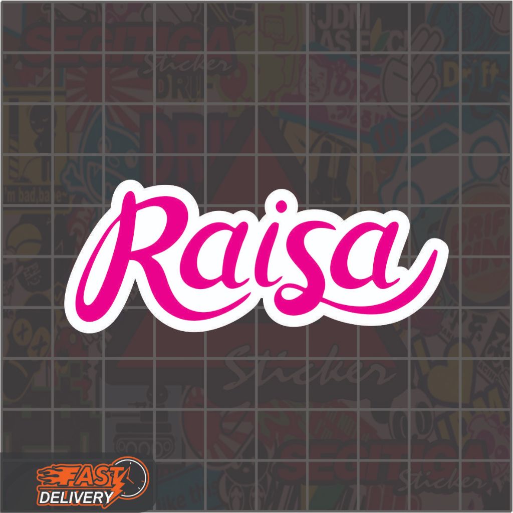 

Sticker Band Raisa Ukuran 7.5 x 3 Cm