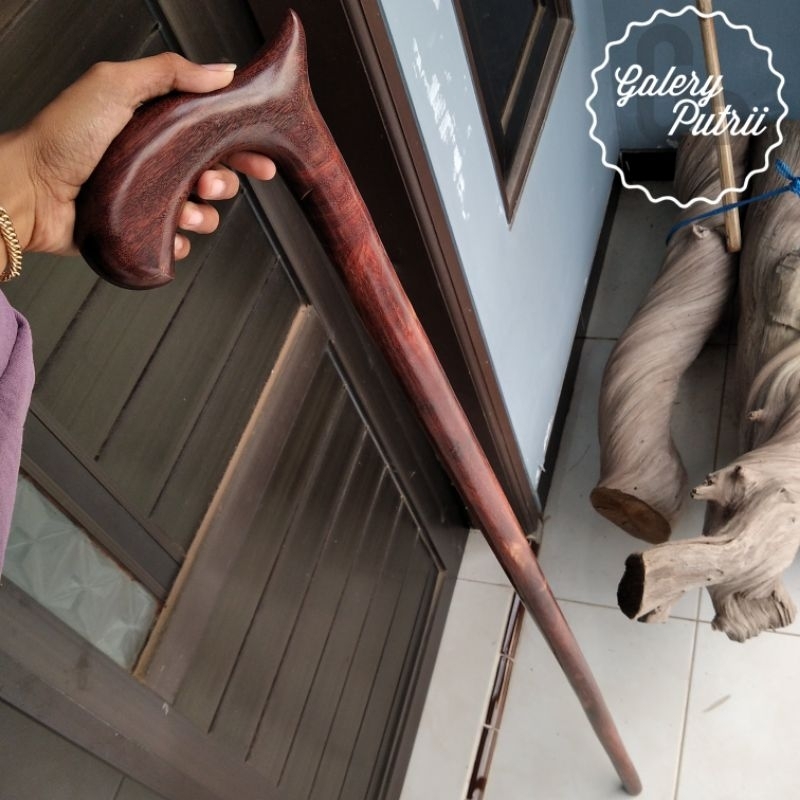 TONGKAT JALAN 1 METER TONGKAT JALAN KAYU GALIH ASEM