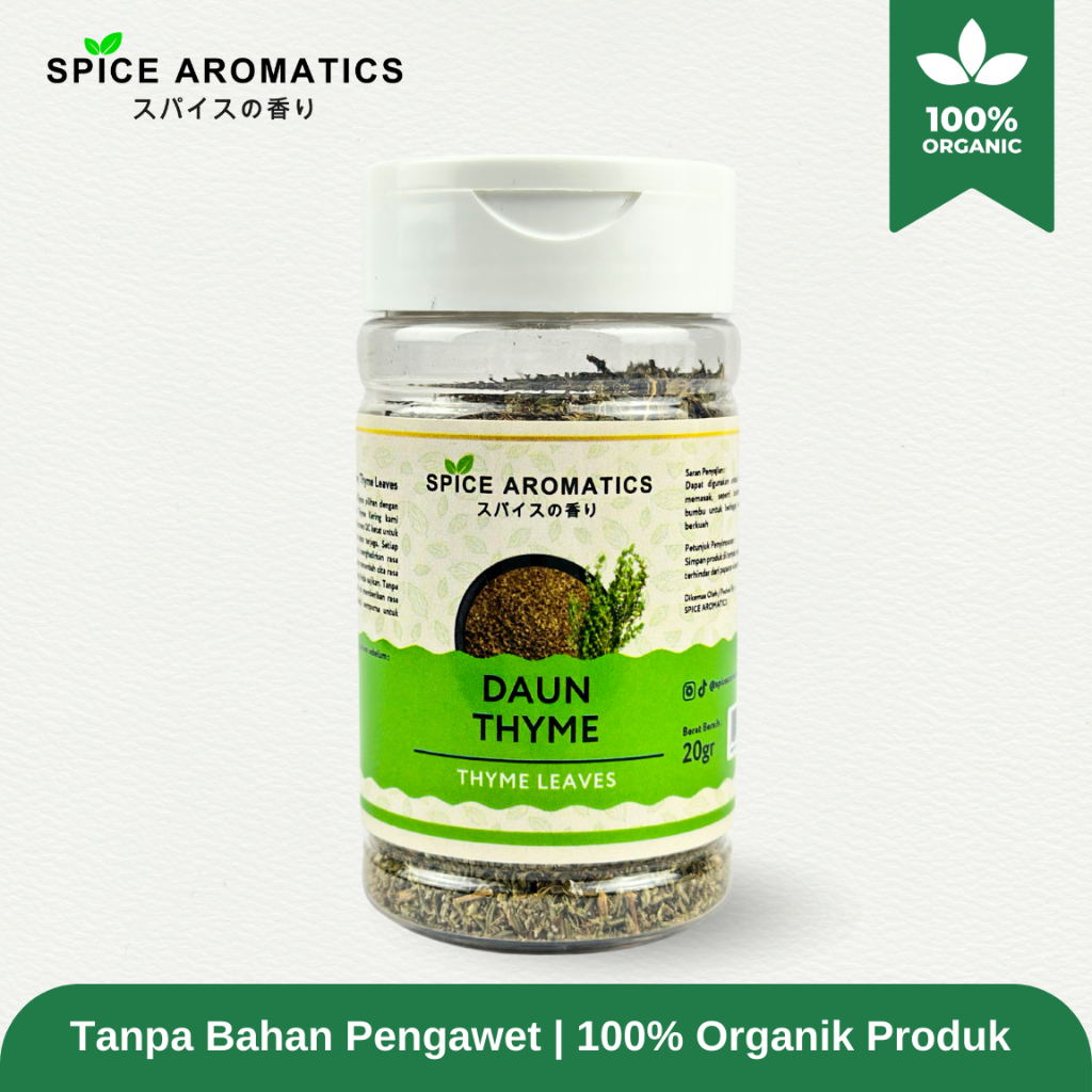 

SPICE AROMATICS Daun Thyme / Thyme Leaves Premium Quality