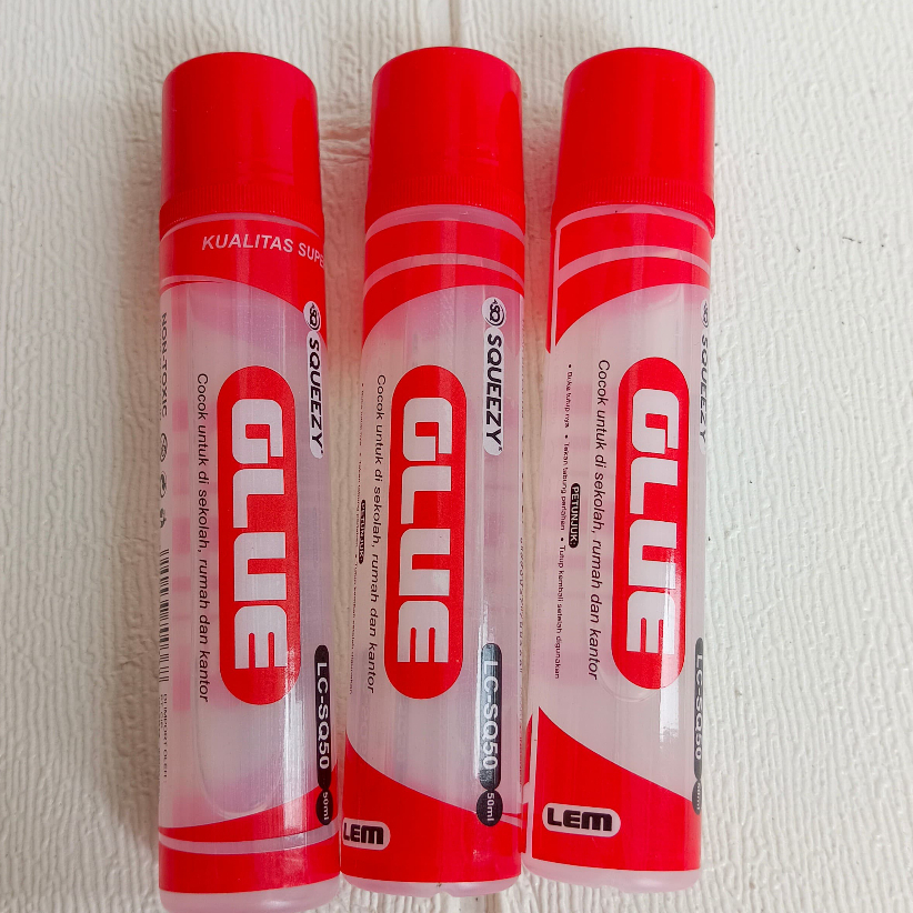 

Lem Cair GLUE Panjang 50ml LC-SQ50