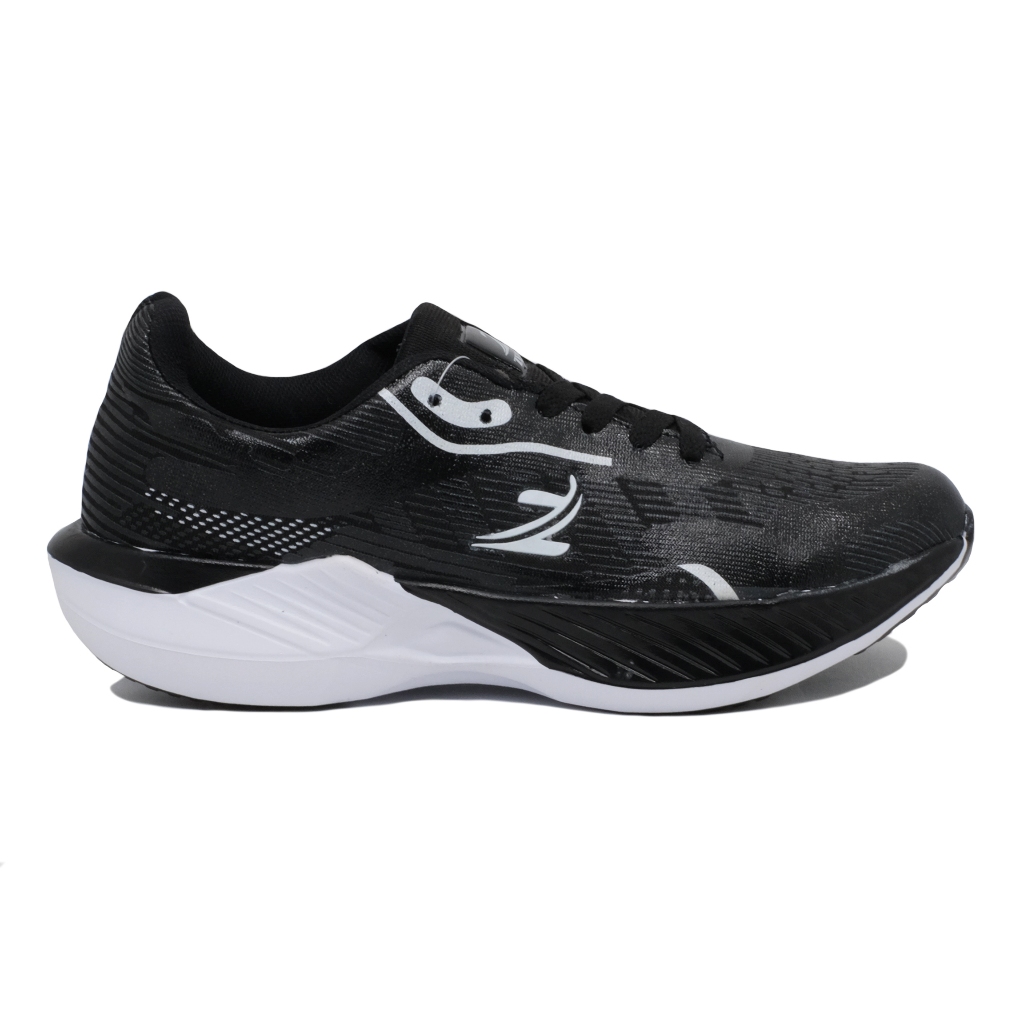 ZEVIL Sepatu Sneakers Pria Hitam Running Shoes Ringan