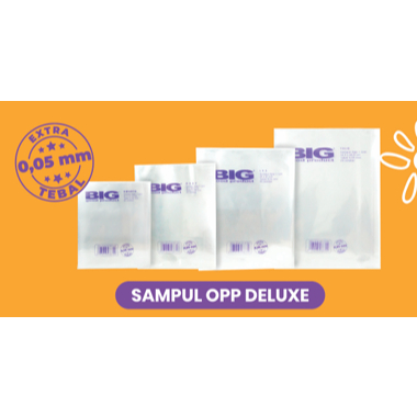 

Sampul OPP BIG Deluxe 0.5 Kwarto (ukuran A5/buku tulis kecil)