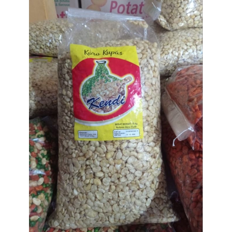 

KACANG KORO KUPAS ORIGINAL 4KG CAP KENDI