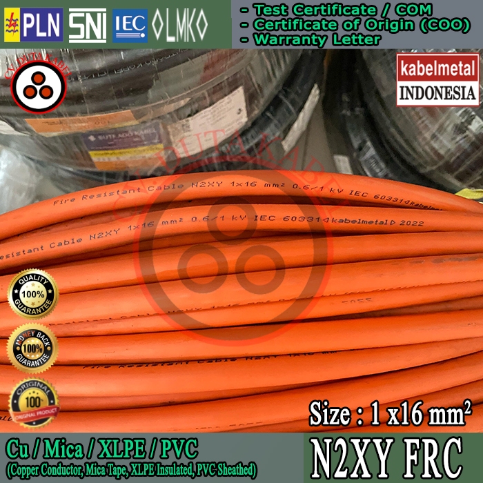Kabel N2XY FRC 1x16 mm2 KABEL METAL /1x16 mm/1 x 16 mm2/1 x 16 mm/1x16mm2/1x16mm/1 x 16/1x16