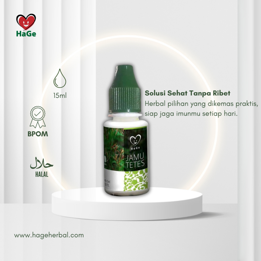 Jual Jamu Tetes Hage 100% ASLI