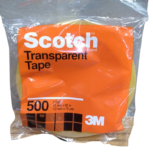 

3M Scotch Transparent Tape 500 12mm x 66m