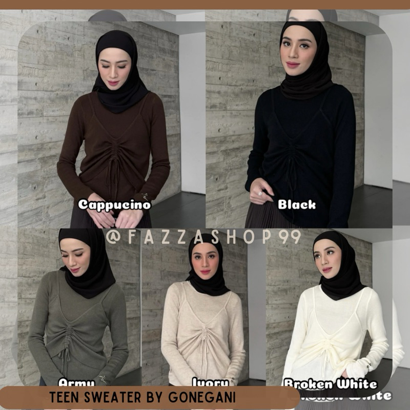 TEEN SWEATER CARDY BY GONEGANI