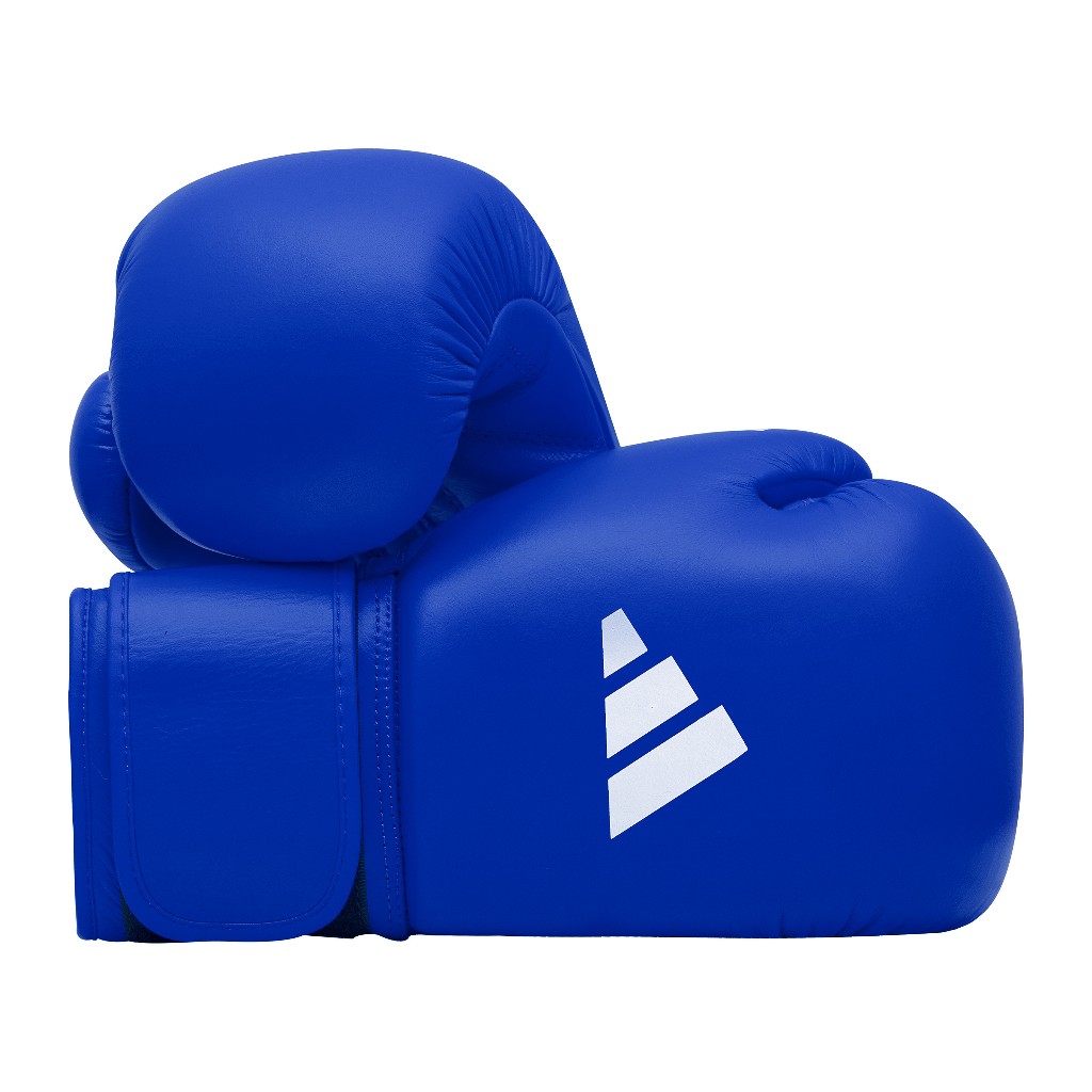 ADIDAS AIBA Boxing Glove Blue Sarung Tinju
